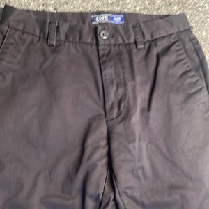 Izod dress chinos, black, 28 x 30